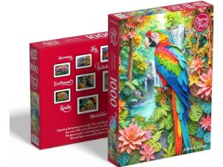 Obrázek z Puzzle CHERRY papoušek ara barevný 1000 dílků  
